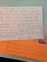 Thank you via Louise Hadden
